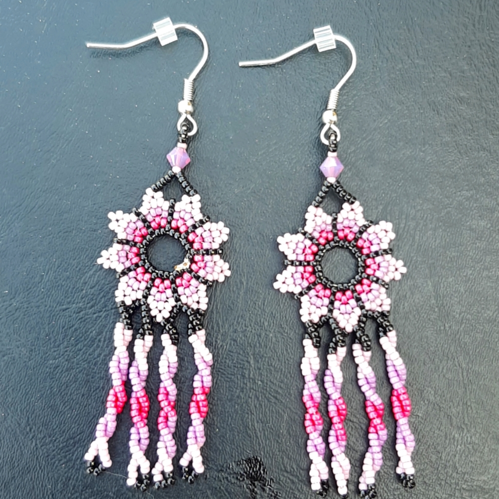Handmade beaded earings